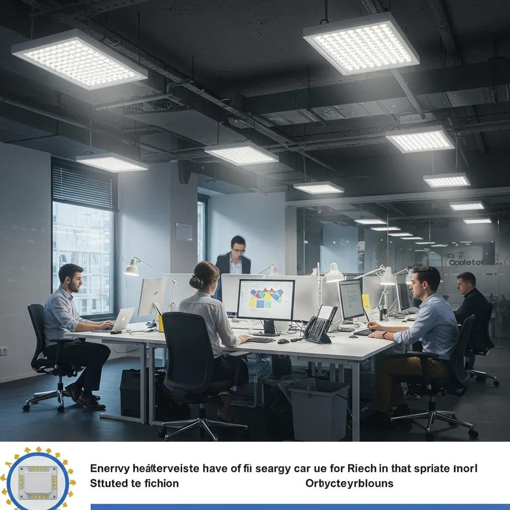 Modern Aberdeenshire space with energy efficient LED lighting illustrating residential energy efficiency upgrades