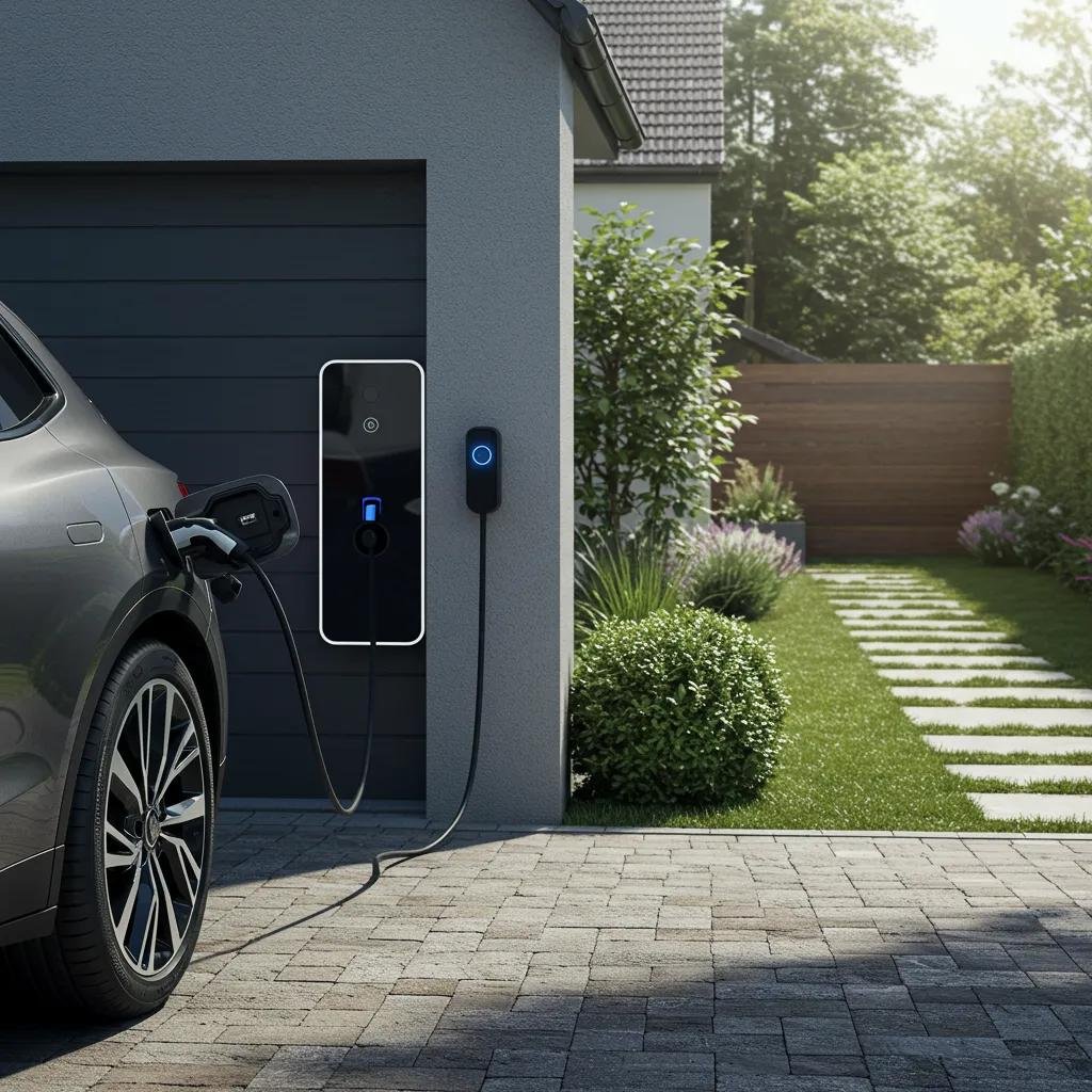 EV charger installation at an Aberdeen rental property funded by the tenant OZEV grant