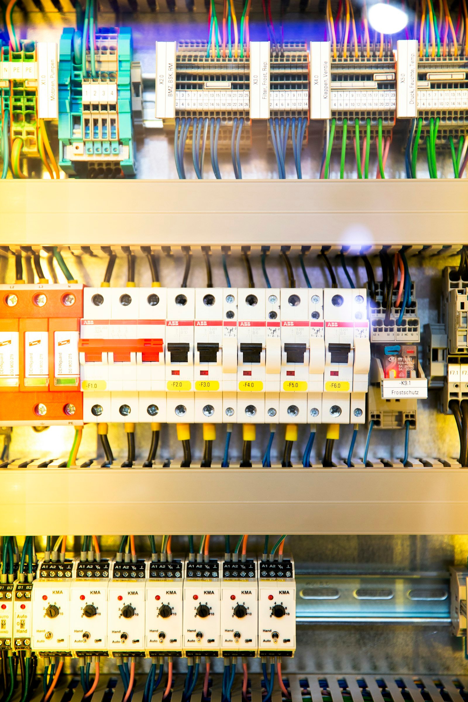Consumer unit rcbo mcb rows in Kingswells
