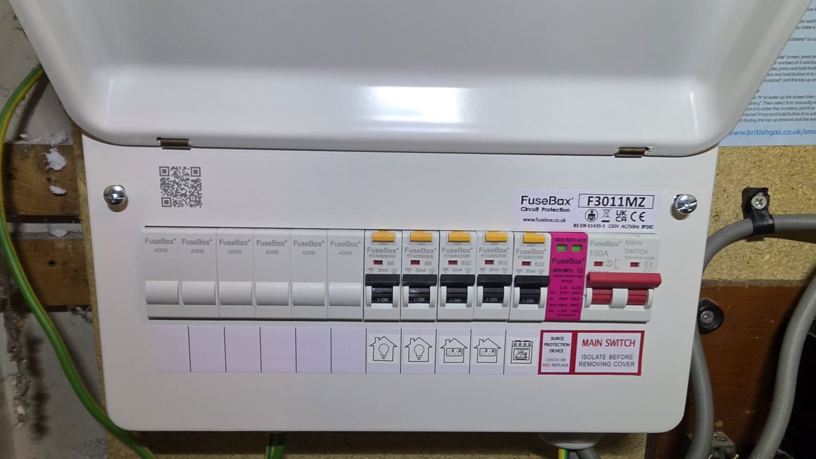 FuseBox RCBO fuse board replacement in Fraserburgh by a NICEIC approved electrician