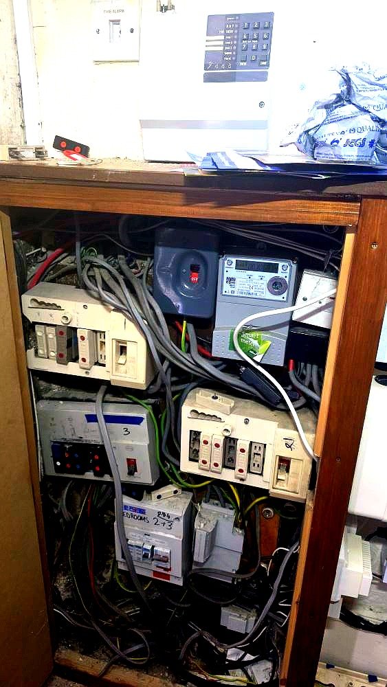 Old wiring and unsafe <a href=