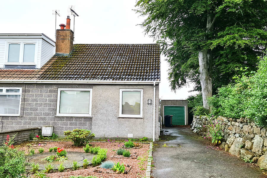 Property opened up before electrical first fix during a renovation near Ellon