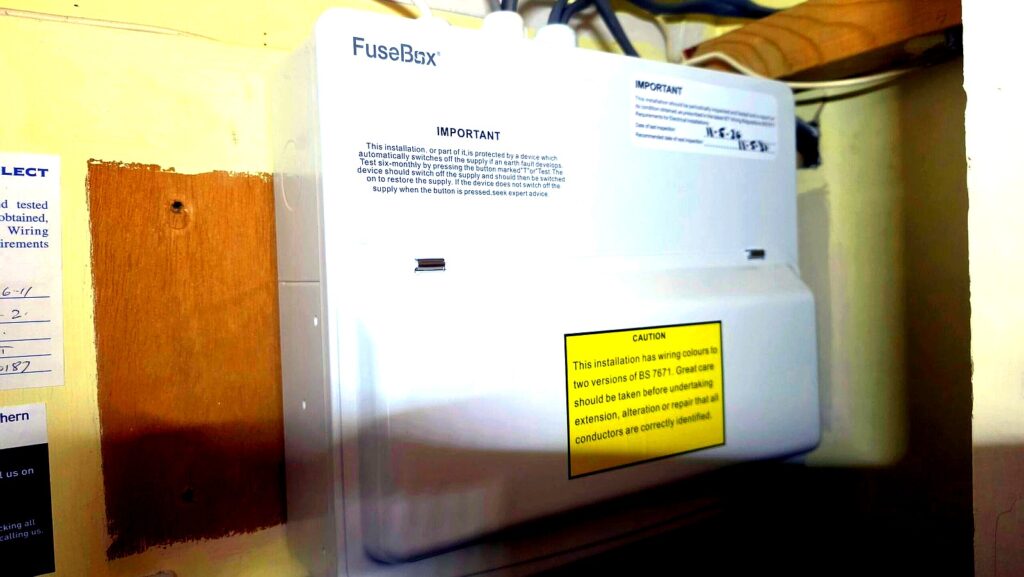 New full RCBO consumer unit installed after EICR remedial work in Garthdee Aberdeen