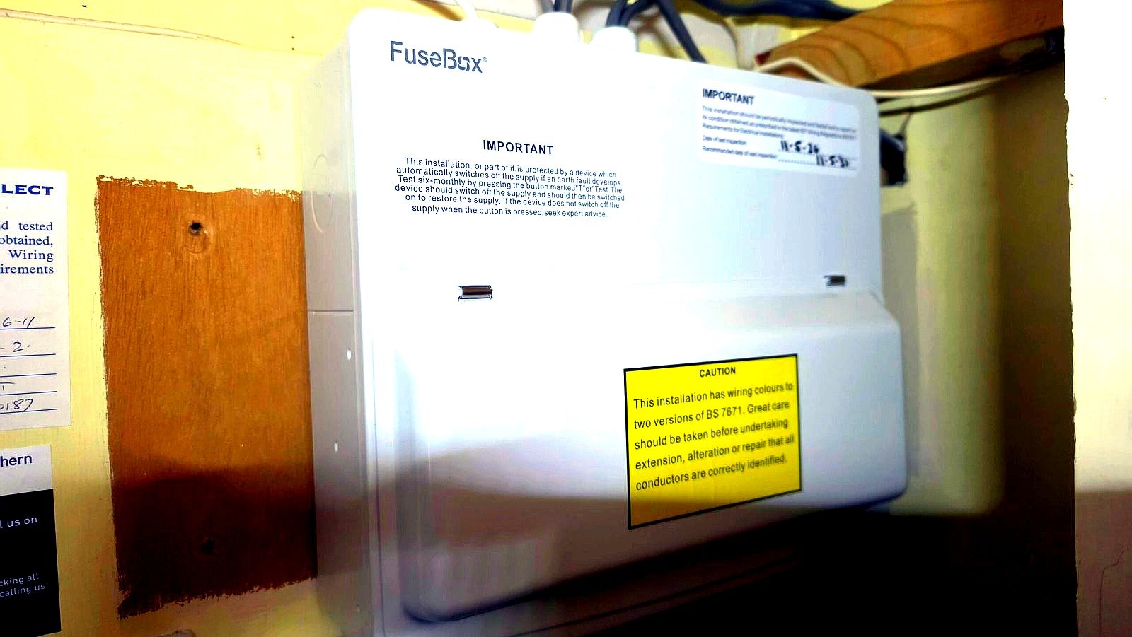 New full RCBO consumer unit installed after EICR remedial work in Garthdee Aberdeen