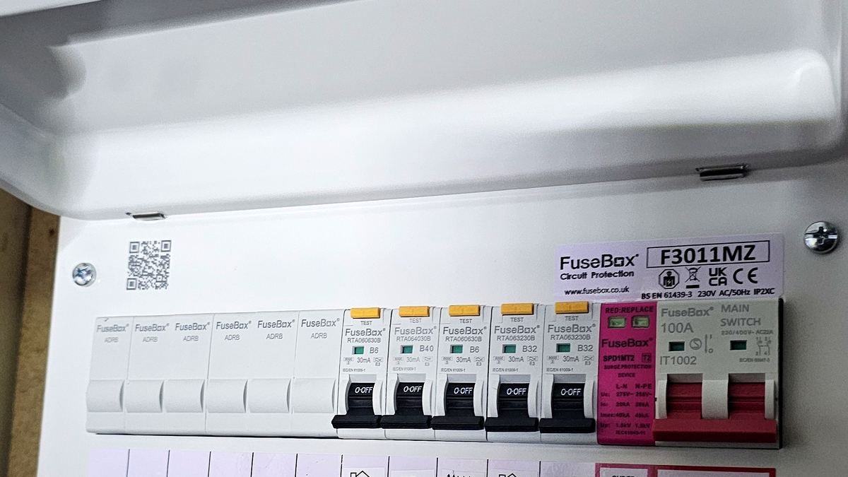 Landlord EICR consumer unit inspection at an Ellon rental property