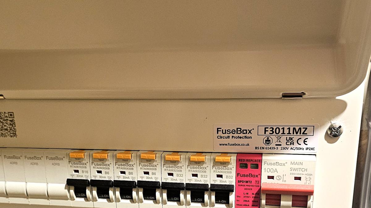 Consumer unit board upgrade on a rental property in Dyce to meet the Repairing Standard